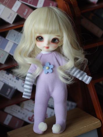 BJD Wig Girl Curly Hair for...