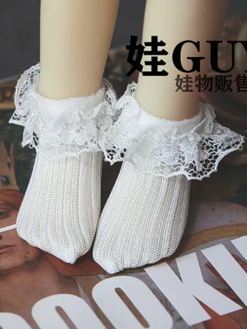 BJD Lace Vertical Pattern Socks for MSD/SD Size Ball-jointed Doll
