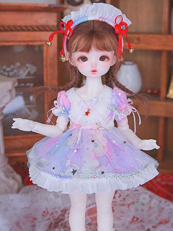 BJD Clothes Fantasy Princess Dress Suit for YOSD Size Ball-jointed Doll