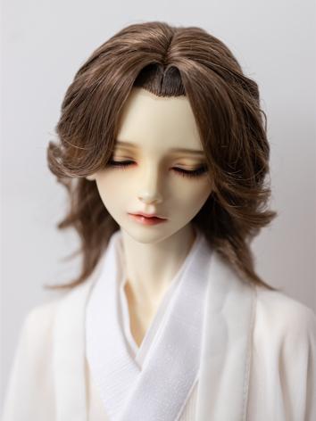 BJD Wig Shoulder-length Wavy Hair for SD Size Ball-jointed Doll