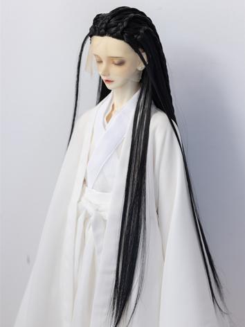 BJD Wig Ancient-style Side Parting Braid Hair for SD Size Ball-jointed Doll