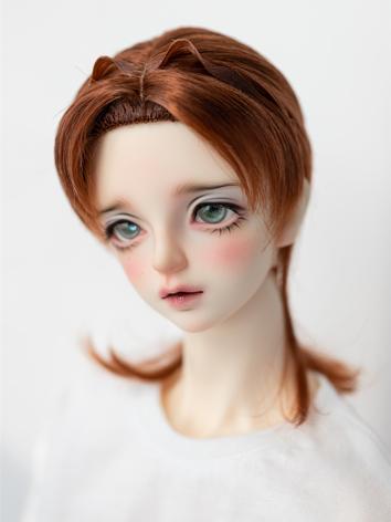 BJD Wig Cat Ear Shoulder-length Hair for SD Size Ball-jointed Doll