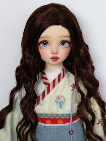 BJD Wig Long Wavy Hair for SD/MSD/YOSD Size Ball-jointed Doll