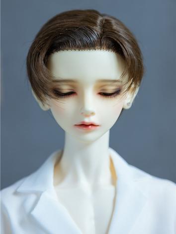 BJD Wig Handsome Side Parting Short Hair for SD Size Ball-jointed Doll