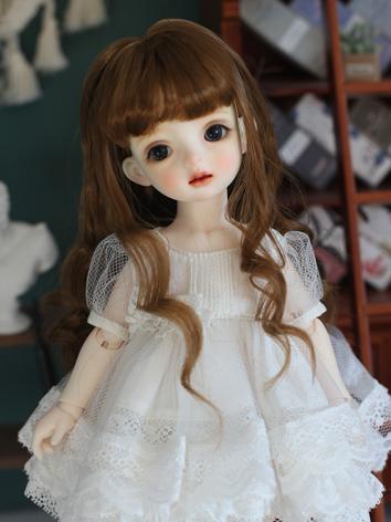 BJD Wig Girl Wavy Hair for SD/MSD/YOSD Size Ball-jointed Doll