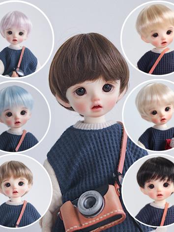 BJD Wig Short Hair for YOSD/MSD/SD 1/8 Size Ball-jointed Doll