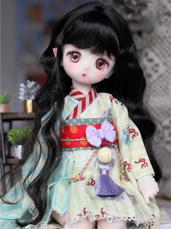BJD Wig Wavy Long Hair for YOSD/MSD/SD Size Ball-jointed Doll