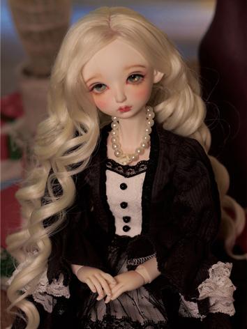 BJD Wig Girl Curly Hair for SD/MSD Size Ball-jointed Doll