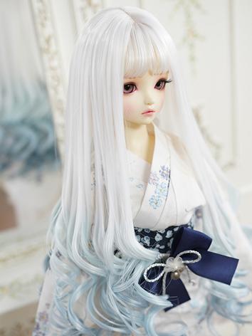 BJD Wig Girl Gradient Long Curly Hair for SD/MSD/YOSD Size Ball-jointed Doll