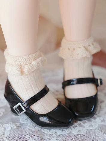 BJD Shoes Retro High Heels for YOSD/MSD/MDD Size Ball-jointed Doll