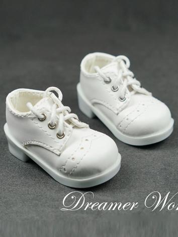 BJD Shoes Lace-up Leather Shoes for MSD Size Ball-jointed Doll
