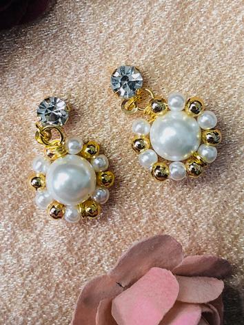 BJD Pearl Earrings Jewelry ...