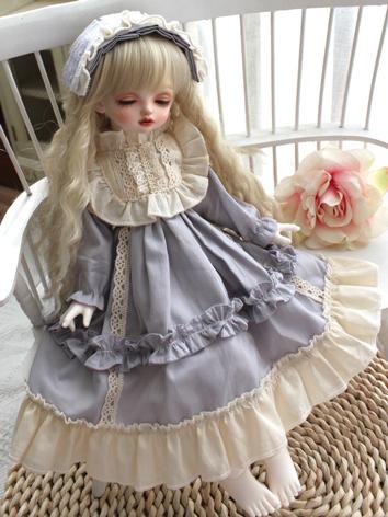 BJD Clothes Gray Dress for YOSD/MSD/SD Size Ball-jointed Doll