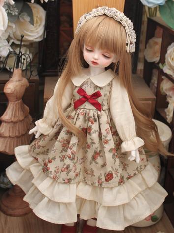 BJD Clothes Floral Dress for YOSD/MSD/SD Size Ball-jointed Doll