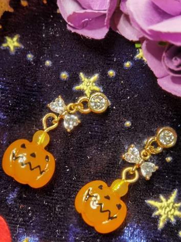 BJD Ghost/Pumpkin Earrings ...