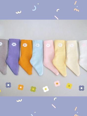 BJD Socks Cute Flower Socks for YOSD Size Ball-jointed Doll