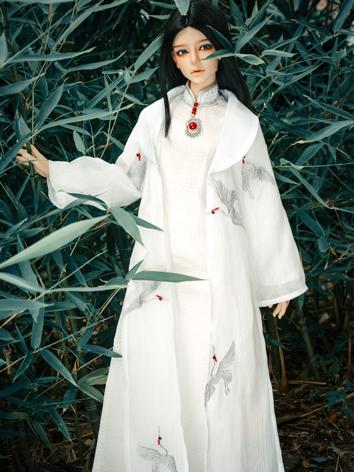 BJD Clothes Ancient Costume Cheongsam (Zhexian) for MSD/SD/70cm/75cm Size Ball-jointed Doll