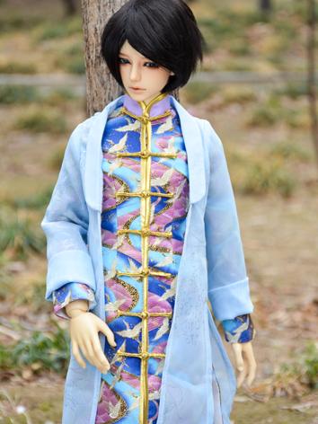BJD Clothes Boy Ancient Costume Cheongsam (Hao) for MSD/SD/70cm/75cm Size Ball-jointed Doll
