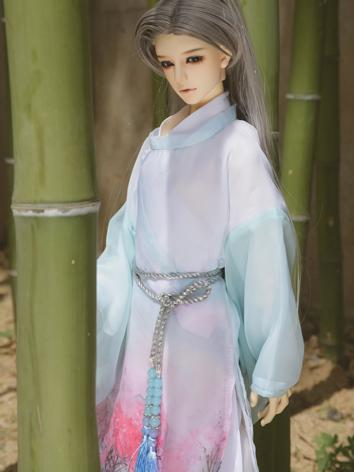 BJD Clothes White Ancient Costume (Xiuli) for MSD/SD/70cm/75cm Size Ball-jointed Doll