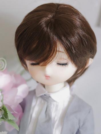BJD Wig Girl/Boy Soft Bob Hair for YOSD/MSD/SD Size Ball-jointed Doll