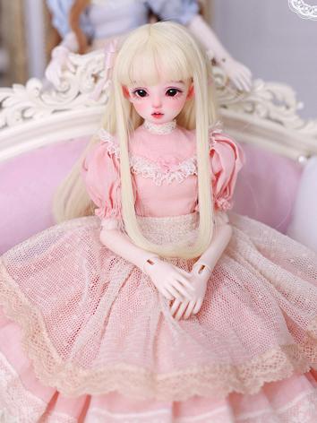 BJD Clothes Freya Pink Outfit for YOSD Size Ball-jointed Doll