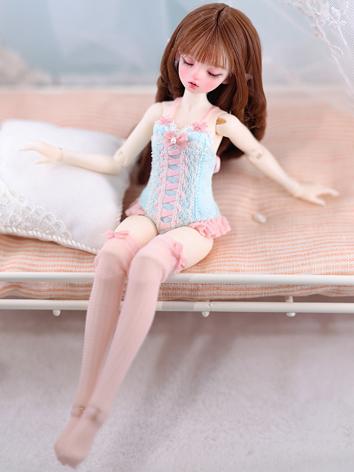 BJD Clothes Freya Pink&Blue Outfit for YOSD Size Ball-jointed Doll