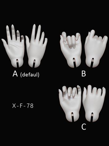 BJD 1/2 Hands X-F-78 for 78cm Size Ball-jointed Doll