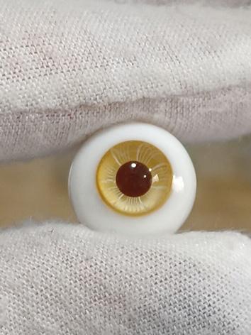 In Stock BJD Eyes 14mm Yellow Eyeballs for Ball-jointed Doll