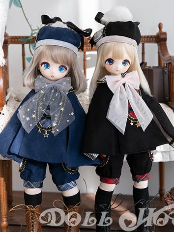 BJD Clothes Black/Blue Suit for MSD/MDD Size Ball-jointed Doll