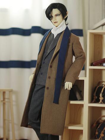 SD17/70CM Outift Boy Winter Long Coat Jacket for SD17/70CM Ball-jointed Doll