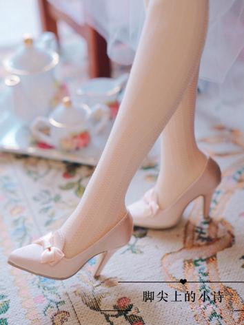 1/3 Girl Red/White/Pink/Gray/Black Retro High-Heels Shoes for SD Ball-jointed Doll
