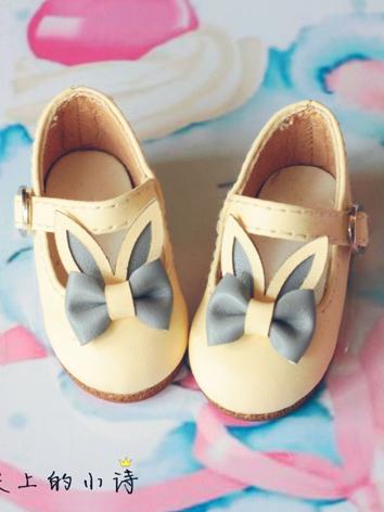 BJD Shoes Girl Cute Rabbit Shoes for YOSD/MSD 1/8 Ball-jointed Doll