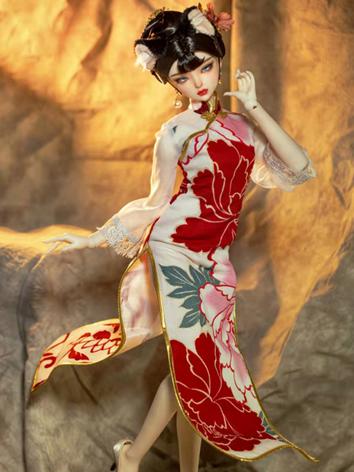 BJD Clothes Girl Cheongsam (Fuguihua) for MSD/SD/SD16/70cm Size Ball-jointed Doll