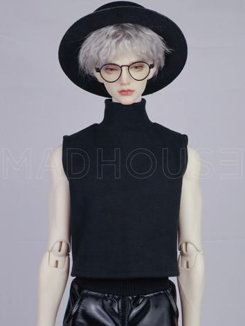 BJD Clothes Sleeveless Turtleneck Cropped T-shirt for 68cm/73cm/75cm Ball-jointed Doll