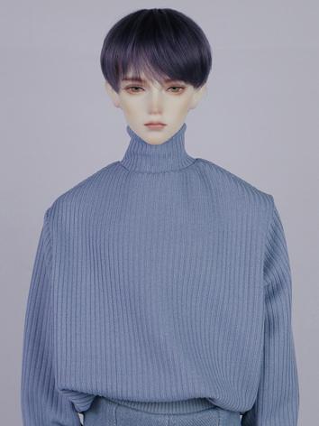 BJD Clothes Gray Blue Threaded Turtleneck for 68cm/73cm/75cm Ball-jointed Doll
