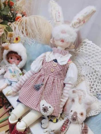 BJD Clothes Funny Rabbit Dress Suit for SD/MSD/YOSD Size Ball-jointed Doll