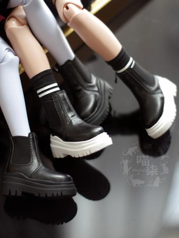 BJD Shoes Platform Leather Shoes for MSD/70cm Size Ball-jointed Doll
