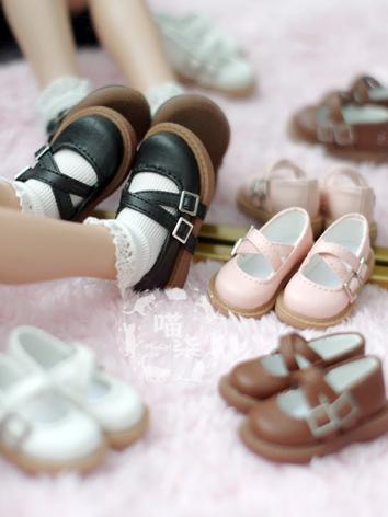 BJD Shoes Round Toe Shoes for MSD/YOSD Size Ball-jointed Doll