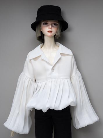 BJD Clothes White Chiffon Shirt for SD/MSD/70cm Size Ball-jointed Doll