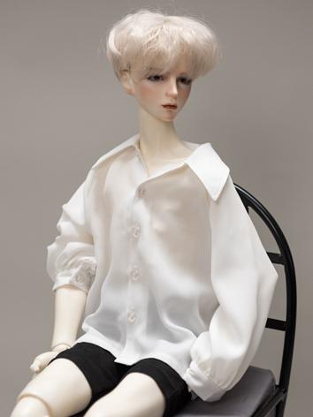 BJD Clothes White Loose Shirt for SD/MSD/70cm Size Ball-jointed Doll