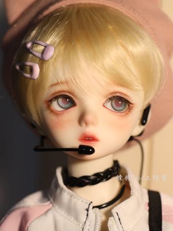 BJD Accessories Black/White Headset for SD/MSD/YOSD/70cm Size Ball-jointed Doll