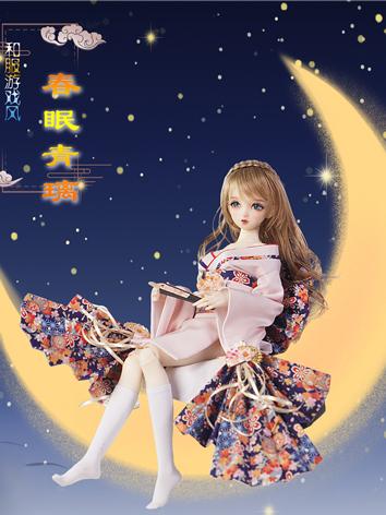 BJD Clothes Short Kimono (Chunmianqingli) for SD/DD/MSD Size Ball-jointed Doll