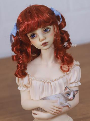 BJD Wig Girl Curls QQ-82 for SD Size Ball-jointed Doll
