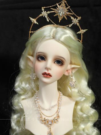 BJD Accessories Elegant Headgear Set for MSD/SD/70cm Size Ball-jointed Doll