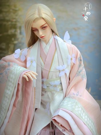 BJD Clothes Orange Pink/Gray Blue Ancient Costume (Chunrijing) for SD/70cm/75cm Size Ball-jointed Doll