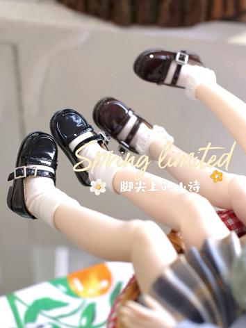 BJD Shoes Black/Brown/Red/White Shoes for MSD/MDD/YOSD Size Ball-jointed Doll