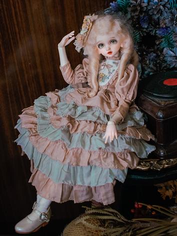 BJD Clothes Embroidery Dress Suit for YOSD/MSD/DSD/SD Size Ball-jointed Doll