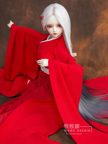 BJD Wig Gradient Long Straight Hair for SD/MSD/YOSD Size Ball-jointed Doll