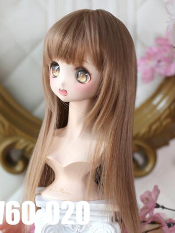 BJD Wig Medium Long Straight Hair for SD/DD Size Ball-jointed Doll