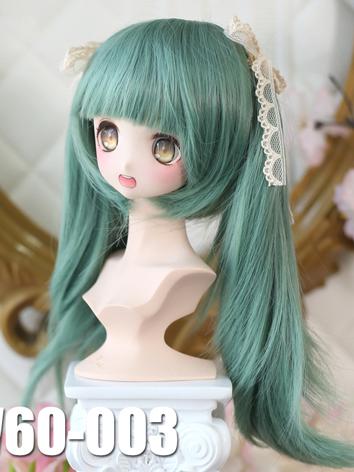 BJD Wig Cute Double Ponytail Hair for SD/DD Size Ball-jointed Doll